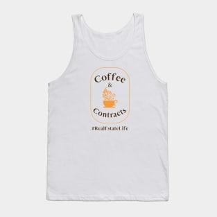 Coffee & Contracts - Real Estate Life Tank Top